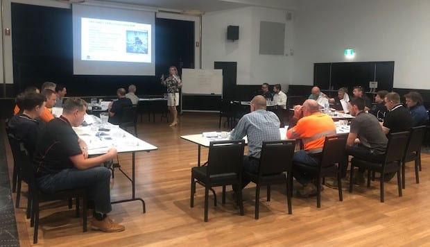 Mining staff complete the pilot of the new disasters training course