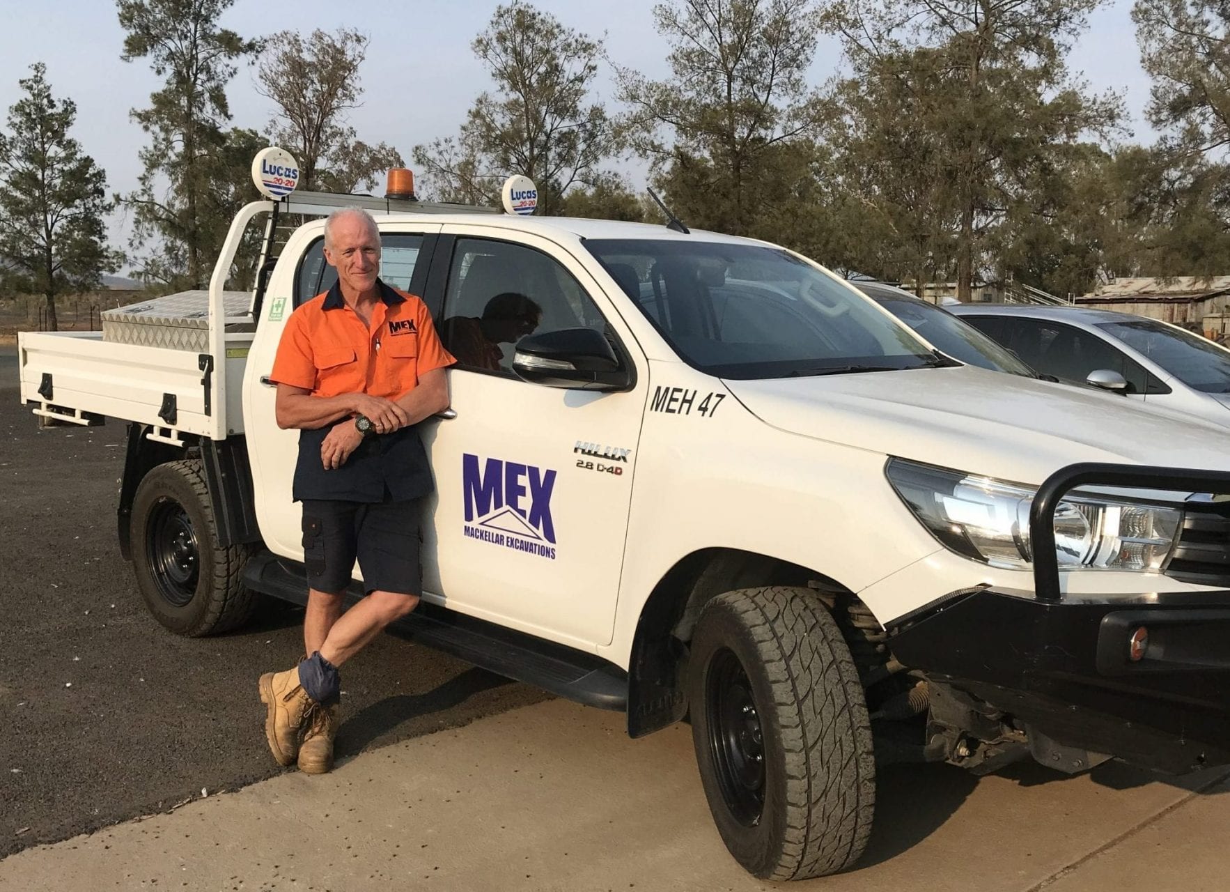 Forsythes Training project management course graduate Tim MacKellar in the field